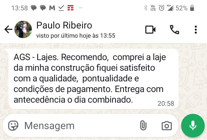 Instalação de lajes treliçadas em obra residencial Brasília-DF pela equipe AGS Lajes